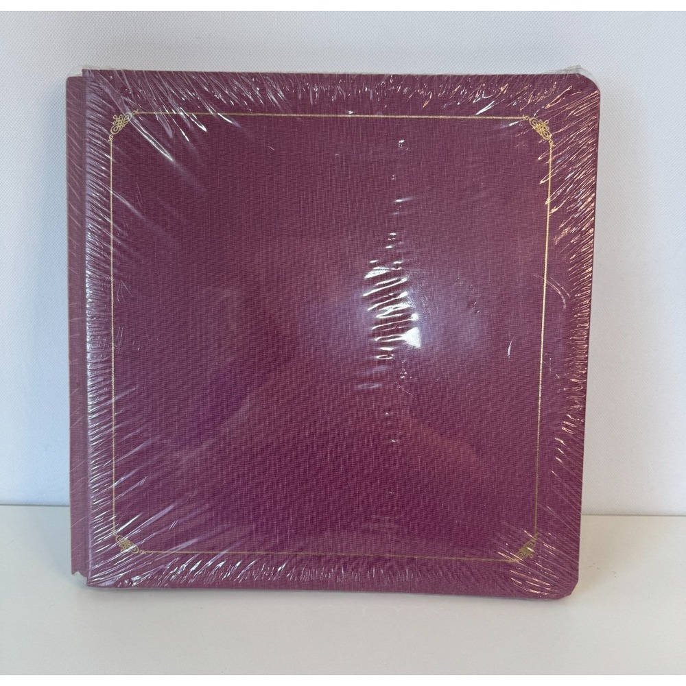 Creative Memories NEW Sealed 12 x 12 Scrapbook Album  Mulberry Mauve Old Style